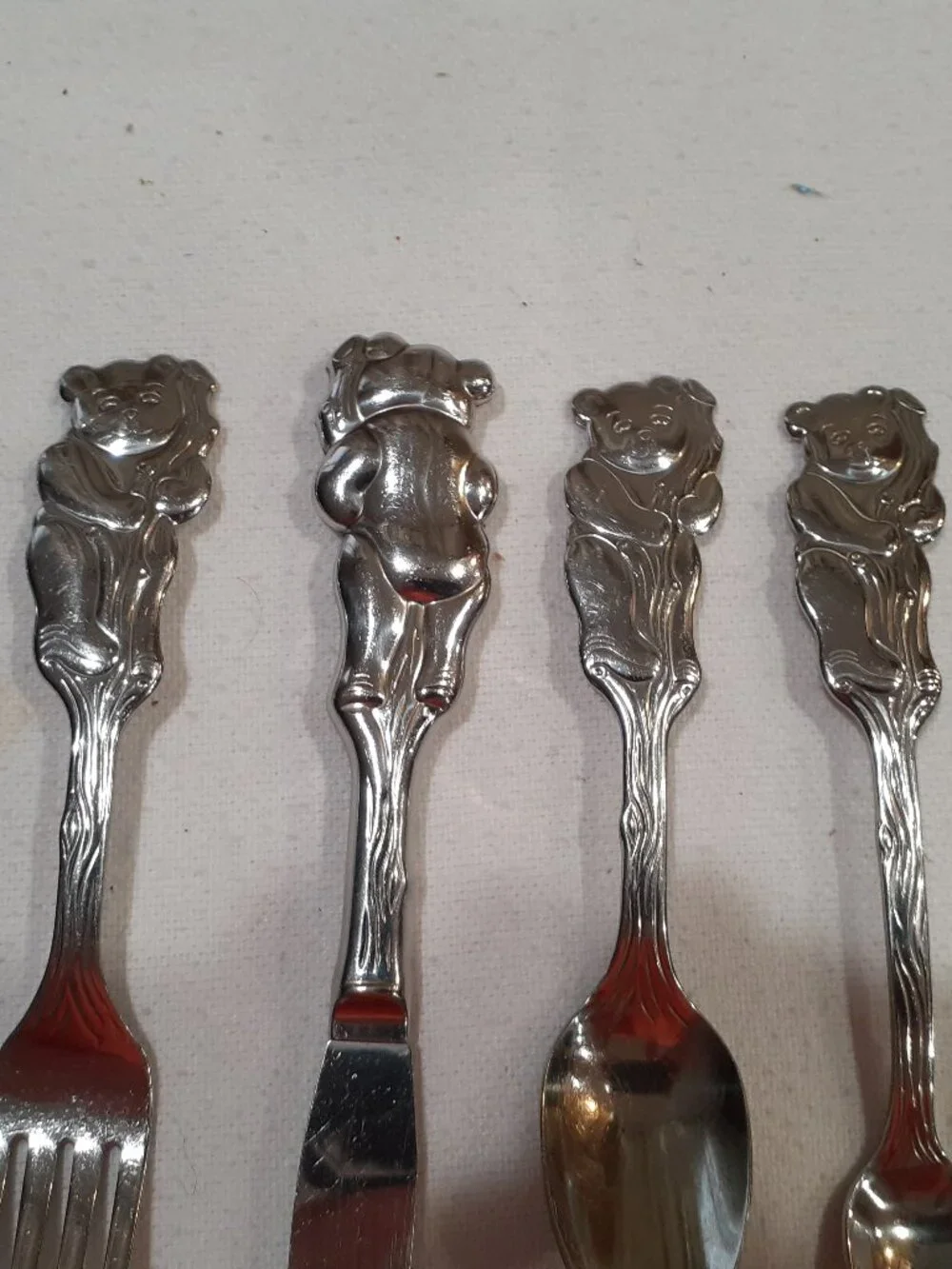 Oneida Community Cubby Bear Stainless steel baby flatware